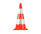 Cône autoroute K5A 4.2 kg - Hauteur 75 cm