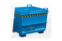 Bauer - Benne à fond ouvrant BKB 1000L - Acier Bleu - 2000kg Charge Max - 3 ans Garantie