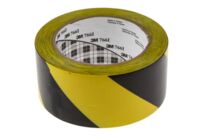 Ruban de marquage Scotch 766 Noir, Jaune en Vinyle 3M x 0.13 mm 33 m, 50mm x