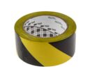 Ruban de marquage Scotch 766 Noir, Jaune en Vinyle 3M x 0.13 mm 33 m, 50mm x