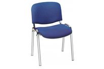 Chaise Iso Tissu Pieds Chromés