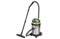 Aspirateur à sec avec filtre semi-automatique - poussières et solides - cuve en acier inoxydable 33 L - 1 moteur 1 kW 230 V Cleancraft DRYCAT 133 IRSC
