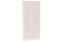 Manutan Expert - Vestiaire multicases L 4 portes - Acier Gris - 1800x800x500mm - Livré monté