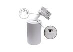 Spot LED sur Rail Triphasé CCT 30W 60° Blanc