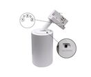 Spot LED sur Rail Triphasé CCT 30W 60° Blanc