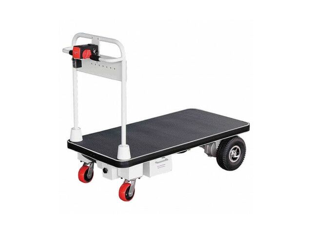 Chariot à plateforme motorisée dossier fixe