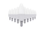 Pack de  10 - Ampoule E14 LED 8W 220V C37 180° - Blanc Neutre 4000K - 5500K