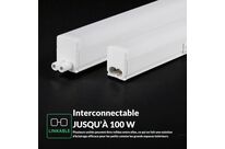 Tube Néon LED T5 120cm 16W 2 Têtes avec Interrupteur - Garantie 6 ans - Blanc Froid 6000K -