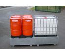 Bac de rétention pour produits polluants et/ou dangereux | PRO STOCKAGE &amp; LOGISTIQUE