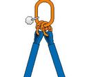 Elingue sangle ronde à 2 brins