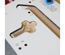 Gabarit conçu pour le fraisage des joints de plans de travail de cuisine avec tous les types de défonceuses 650 mm MW-Tech IWP650