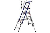 Duarib - Plateforme XT5 Perform Aluminium 5 marches - PIRL - Charge 150kg - Hauteur travail 3.30m - Norme NF EN 131