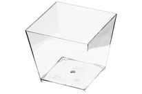 Verrine carrée Ice Cube en Ps Transparent L50mm x H45mm (x300) Firplast