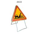 Panneau temporaire AK22 projection de gravillons