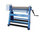Rouleuse de tôle manuelle à 3 rouleaux asymétriques - largeur de travail 1550 mm et épaisseurs jusque 1 mm en acier Metallkraft RBM1550-10