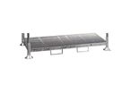 MDM - Manurack Double Charge 2T - Rayonnage Charge Lourde - 1 Niveau - Galvanisé - 1990x1240x310mm