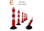 Balise Articulée Ø100mm Polyéthylène