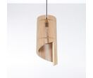 Suspension Bois Géométrique design pour Ampoule E27