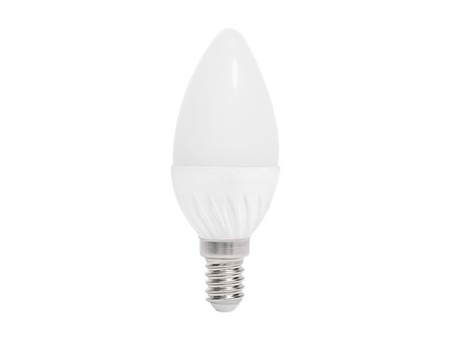 Ampoule led flamme E14 3 watt (eq. 25 watt) - Couleur eclairage - Blanc chaud 3000°K