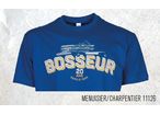 Tee-shirt Menuisier Charpentier Bleu-bugatti XXXL