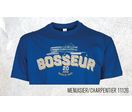 Tee-shirt Menuisier Charpentier Bleu-bugatti XXXL