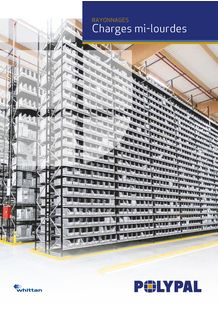 Catalogue POLYPAL - Rayonnages charges mi-lourdes