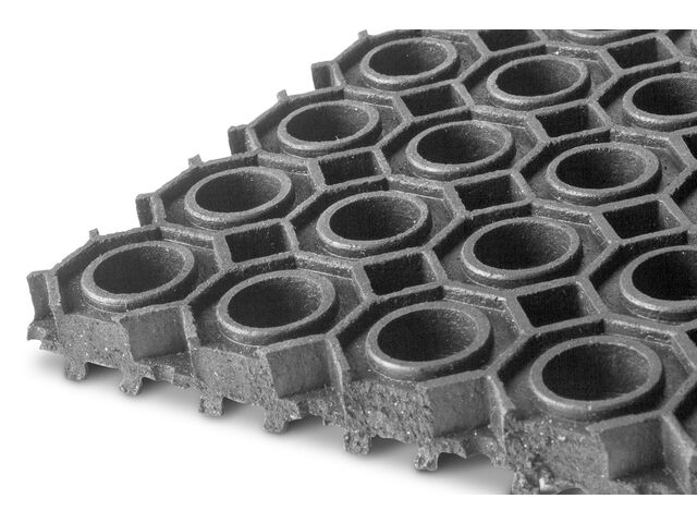 Tapis caoutchouc à anneaux EPDM 9,24m x 1m x 13mm MW Tools RRRM1000