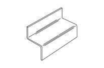 Taquet de butée de platelage aggloméré pour Palstar L.200 mm