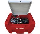Cuve station de ravitaillement Diesel Rouge Fioul en PE 330 L avec pompe 230 V MW Tools TDC330230