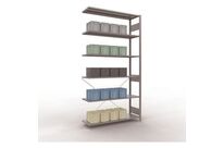 Schulte - Rayonnage pour charge légère Easy-Fix - 2500x1000x400mm Galvanisé - 150kg/tablette - 6 Niveaux