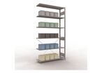 Schulte - Rayonnage pour charge légère Easy-Fix - 2500x1000x400mm Galvanisé - 150kg/tablette - 6 Niveaux