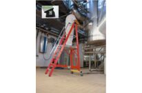 Accès sécurisé isolant | Plateforme de travail repliable fibre de verre et aluminium