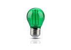 Ampoule LED E27 Filament 2W G45 - Vert