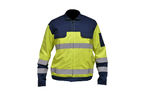 Blouson haute visibilité TYPHON Marine/Jaune Fluo