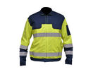 Blouson haute visibilité TYPHON Marine/Jaune Fluo