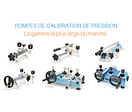 Pompes de calibration de pression 
