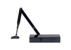 Ferme-porte tous profils DORMA - bras standard - freinage ouverture - force 2/4 - Noir - 27112219 