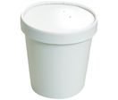 Pot à soupe carton renforcé blanc 96cl / 32oz x 250 Firplast