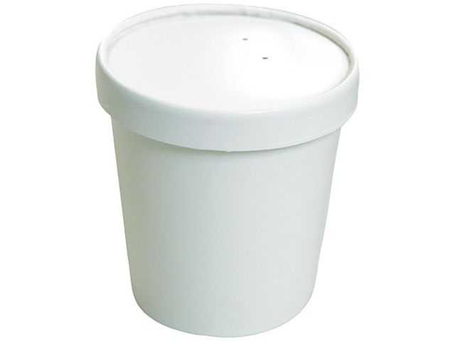Pot à soupe carton renforcé blanc 96cl / 32oz x 250 Firplast