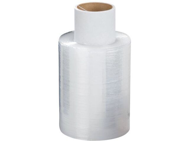 Manutan Expert - Bobinette Film Étirable Cast Transparent 100mm - 150m x 20µm - Recyclable