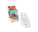 Porte-brochure Comptoir 12 cases 1/3.A4 mixte
