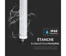 Réglette LED étanche 120cm 36W IP65 120lm/W Interconnectable - Blanc Froid 6000K - 8000K