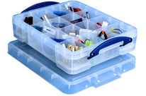 Boîte de rangement Really Useful Box en PP recyclé 1 casier  16 compartiments