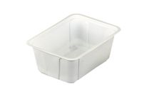 Barquette plastique TMF blanche 500g (x1200) Firplast