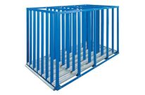 Schulte - Rayonnage bleu pour plaques - 3000x1750 mm - Charge 4000 kg/niveau - Stockage horizontal