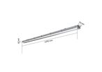 Réglette étanche 120 cm double pour Tube LED T8 IP65 (Boitier vide)