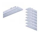 Pack de 8 - Spot Linéaire LED sur Rail Triphasé 150cm Blanc - Puissance Ajustable CCT