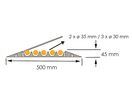 Passe-câble plastique MW Tools KB300