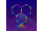 Kit 3 LED Hexagonal RGB 27W 110lm/w