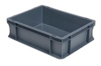 Bac de stockage et de manutention | Bac gerbable Europe 10 L gris en polypropylène RS PRO